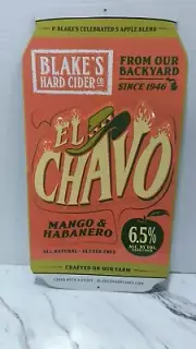 El Chavo Hard Cider Metal Sign Blake's Cider Co. Beer Man Cave Armada Bar New