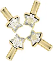 Healeved 4pcs Mini Perfume Atomizers Refillable Glass Bottles for Travel Leakproof Fragrance Sprayers Stylish Design for Women for Special Occasions
