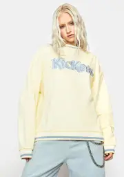 Kickers Cream Logo Crewneck Sweatshirt