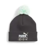 Puma Mixmatch Pom Pom Beanie Youth Girls Size OSFA Athletic Casual 02479801