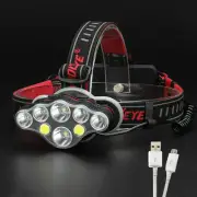 350000LM LED Headlamp Headlight Torch Rechargeable Flashlight Work Light Camp