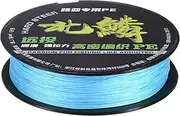 uxcell Braided Fishing Line, 109 Yards 0.32mm Dia Abrasion Resistant Colored Fishing Line for Saltwater/Freshwater/Ice Fishing, 8 Strand Super Strong Zero Stretch [Blue]