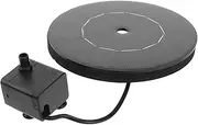 Kisangel Pcs Solar-powered Fountain Pump Pond Aerator Solar Fountain Water Feature Garden Decor Bird Bath Easy to Install