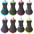Fashion Bowknot Aprons Chefs Apron Waitress Apron Adjustable Chefs Apron for Wom