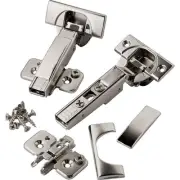 Full Overlay 110 deg Soft-Close BLUMotion Clip Top Frameless Hinges, Pair by