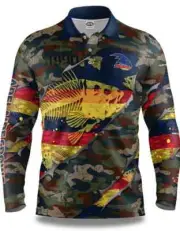 Adelaide Crows AFL Fishing Shirt Sizes S-5XL BNWT
