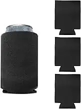Charming Decoration 4 Pack Black Slim Can Cooler Reusable Insulated Beer Can Cover Cup Sleeves Insulated Case Water Bottle
