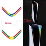 2PCS GRADIENT COLOR LUMINOUS STICKERS FOR PLAYSTATION 5 PS5