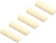 Totority 8-string Mandolin Nut Saddle for Acoustic Guitar 3cm Plastic 5 Pack Mandolin Accessories
