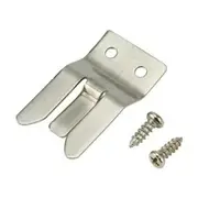 2 X CB UHF RADIO MICROPHONE HOLDER CLIP SCREW MIC BRACKET HAM CRADLE