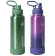 ThermoFlask 40oz. Insulated Stainless Steel Water Bottle , 2-pack/Green & Purple