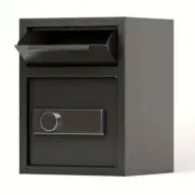 1.8 CUB Deposit Safe With Fireproof Bag, Front Coin Locking Box With Number Comb
