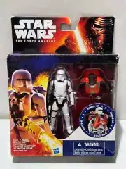 Star Wars TFA The Force Awakens Armor Up 3.75" First Order Flametrooper NEW