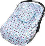 GoldBug Winter Car Seat Cover - Patchwork Berry