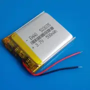 3.7V 500mAh LiPo Li Polymer Rechargeable Battery For MP3 GPS Smart Watch 503035