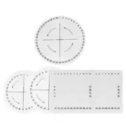 5PCS Cord String Braid Disc Braiding Board Rope Braiding Disc Beading Cord Plate
