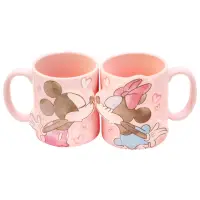在飛比找博客來優惠-日本sun art迪士尼Disney米老鼠造型情侶對杯馬克杯