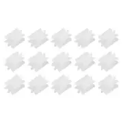 15Pcs Plastic Gears 8 Teeth Plastic Shaft Gears 082AA for RC DIY Robot White