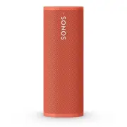 Sonos Roam Portable Speaker with Wi-Fi and Bluetooth, Sunset Orange