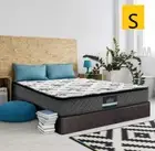 Single Mattress Bed Pillow Top Firm Foam 5 Zoned Bonnell Spring Mattress 24CM