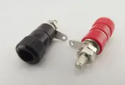 10pcs Binding Post 4mm Banana Plug Speaker Terminal Cables Test Probes Red Black