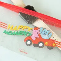 在飛比找ETMall東森購物網優惠-韓國dailylike卡通防水透明自封零錢卡包旅行牙具洗漱口