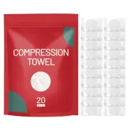 20/60/100PCS Disposable Compressed Towels Tablet Washcloth Travel Face Wet Wipe