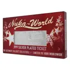 Fallout Limited Edition .999 Silver Plated Replica Nuka World Ticket