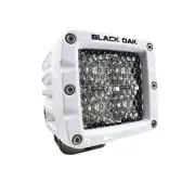 Black Oak 2" Marine LED Pod Light - Diffused Optics - White Housing - Pro Series