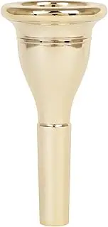 ａ aternee Brass Tuba Mouthpiece Tuba Parts Small Shank Mouthpiece Sturdy Portable Sound Replacement for Professional