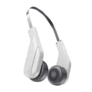 White Portable Neck Fan Hands Free Leafless Fan Rechargeable Wearable Person New