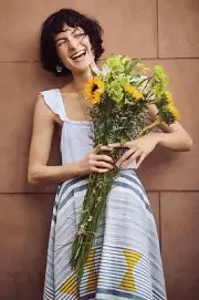 NWT Anthropologie Marisol Swing Skirt By Plenty By Tracy Reese Sz. Large