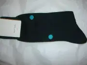 PAUL SMITH GREEN POLKA DOT MENS SOCKS NWT