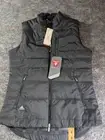 Adidas Womens Puffer Vest Black CV6387 Zip Up Primaloft Medium M Climaheat NEW