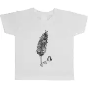 'Feather Quill Pen & Ink' Children's / Kid's Cotton T-Shirts (TS037125)