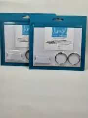NEW We R Memory Keepers Vinyl Print Press Silk Screen Frame Storage 2 Rings Tabs