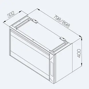 【TOPAX莊頭北】金綻系列-紫外線+臭氧 黑色玻璃烘碗機 TD-3205G(90㎝)