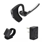 Walkie Talkie Headset PTT Wireless Bluetooth Earphone for Baofeng UV5R F8HP 888s