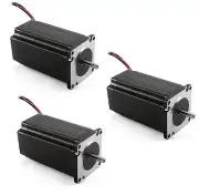3 PCS NEW NEMA 23 STEPPER MOTOR 381 OZ-IN with Dual Shaft with Low Indutance