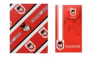 NRL Gift Card With Badge + Wrapping Paper - St George Illawarra Dragons - Wrap