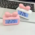 Bowknot LED Digital Clock Desktop Clock Bedside Decoration