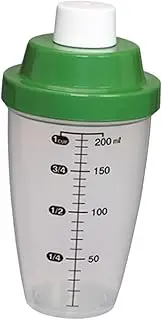 Perfk Protein Shaker Bottle Drink Shaker for Protein Mixes Water Cup 200ml Mixing Bottle for Fitness Cafe Office Pre Workout Sports