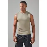 Mens Khaki Man Active Compression vest