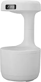 Anti Humidifier - Quiet & Fine Misting & Leakage Proof 800ml Capacity Water Drop Humidifier, USB Powered Mist Humidifiers Ideal for Home, Bedroom, Office (White)
