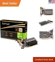 Powerful GeForce GT 730 4GB GPU with Passive Cooling for Quiet Performance