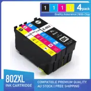 4 x Generic Ink Cartridges Alternative for Epson WF-4720 WF-4740 WF-4745 802 XL