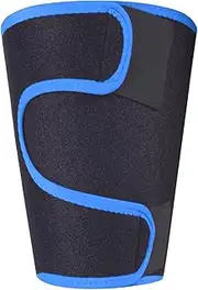 [Generic] Hamstring Compression - Compression for Hamstring Strain | Adjustable Thigh Wrap, Fabric Football Thigh Support, Leg Support Sleeve, Thigh Muscle Compression Sleeve for Running, Cycling