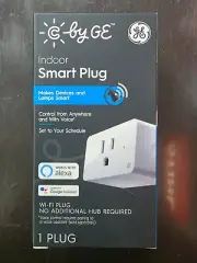 GE CYNC Indoor Smart Plug Bluetooth Wi-Fi Works with Alexa & Google