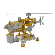 Military Helicopter Engine Model Clildren Science Educational Toys