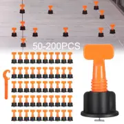 50-200pcs Tile Leveling System Kit Reusable Flat Ceramic Locator Spacer